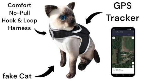 Wireless GSM GPS Dog Tracking Collars Waterproof GPRS Locator Device Size:S