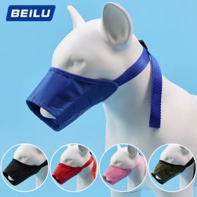 2pcs Dog Mouth Cover Adjustable Anti bite; Anti bark; Anti accidental Eating Dog Mask (colour: blue, Specifications: 1 # mouth circumference 12cm)