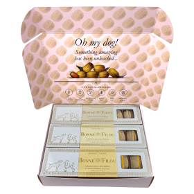 Dog Macaron Combo Gift Pack (Flavor: Peanut Butter + Creme Brulee + Cheese)