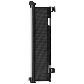 Retractable Baby Gate, Extends to 57 inch Wide, 38.5 inch Tall, with Security Lock, Easy to Use, Walk Through Without Tripping (Height: 41 in, Width: 55 inch)